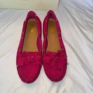 Coach Carisa Shoes Fushia Pink Size 10 boat shoe